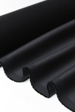 Renzo - Double Woven Polished Cotton | Black