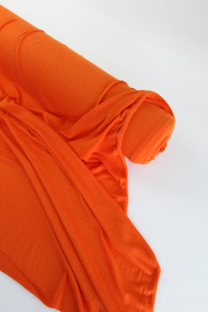Double Rib Merino Jersey | Persimmon