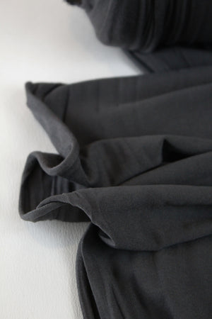 Angelique - Viscose Knit | Charcoal