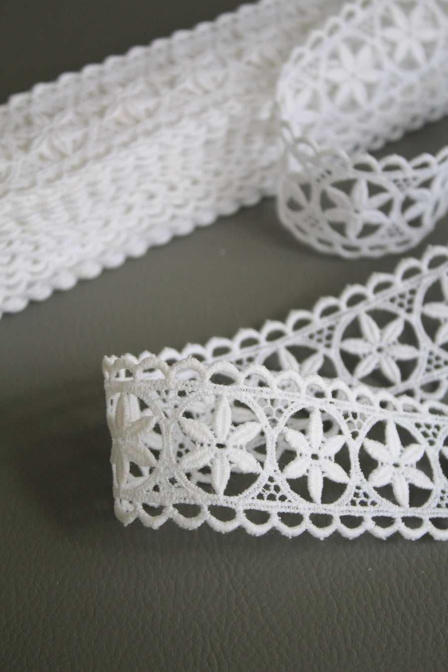 #21 Archival Austrian Guipure Lace - 4cm | Ivory