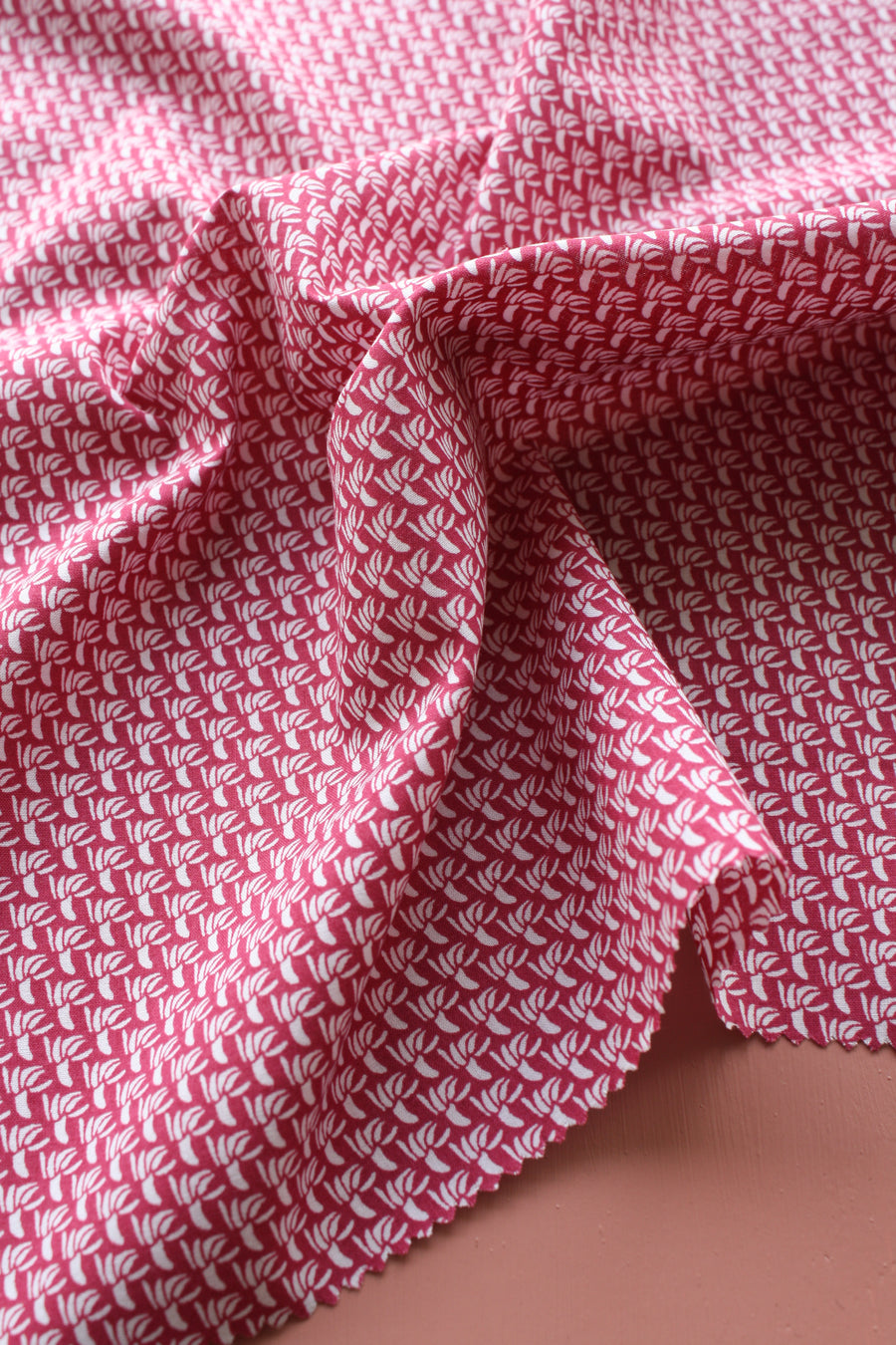 Valerie - Printed Cotton | Rosey Pink