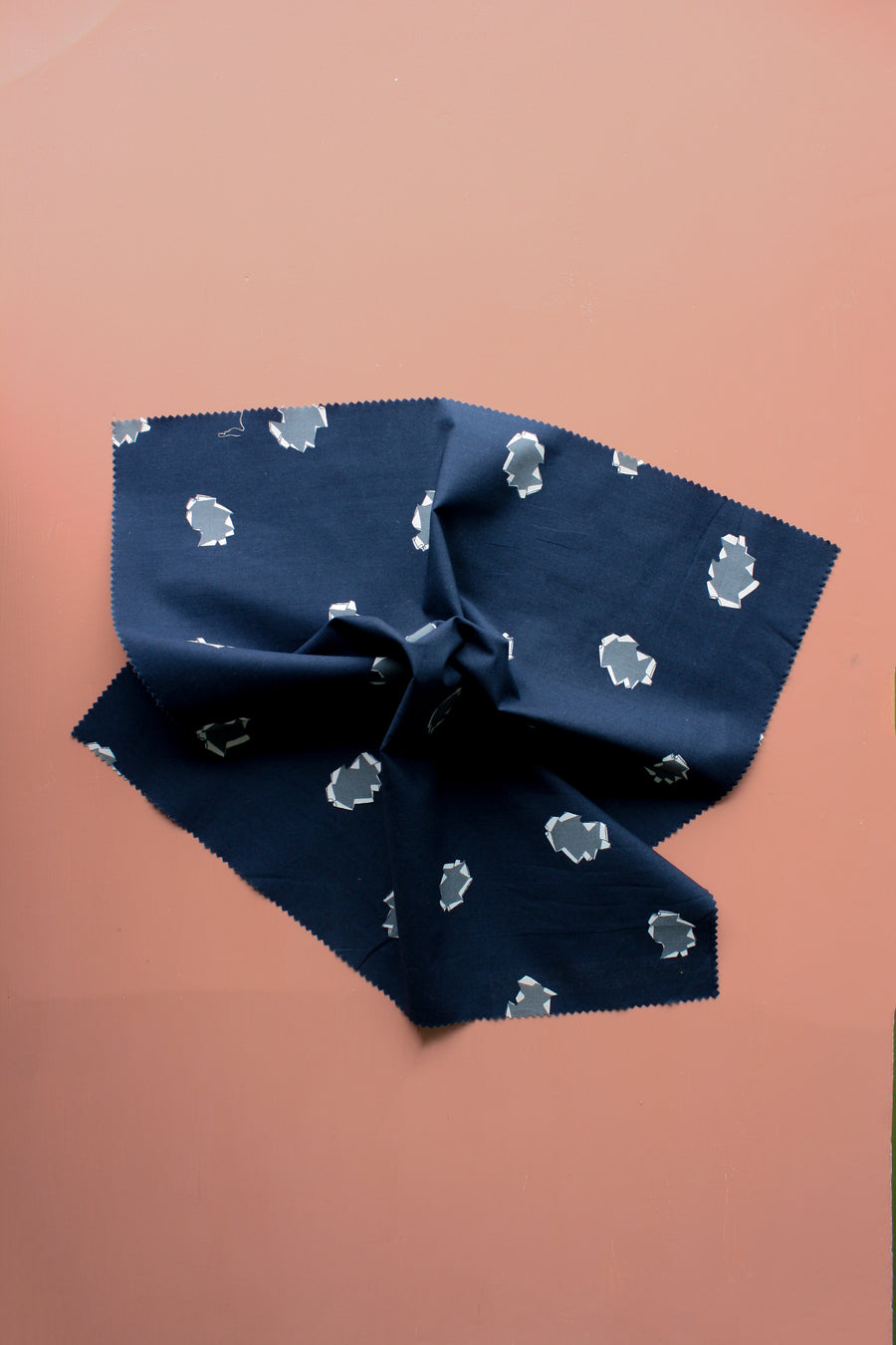 Tabac - Printed Cotton | Navy