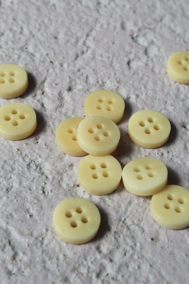 Italian Corozo Buttons #8 | Natural 12MM