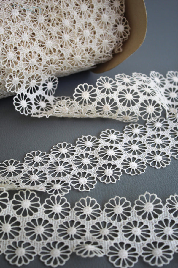 #35 Archival Torchon Lace - 6cm | White