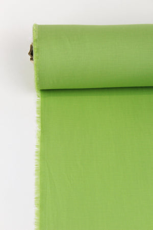 Gloria - Silk Cotton | Apple Green