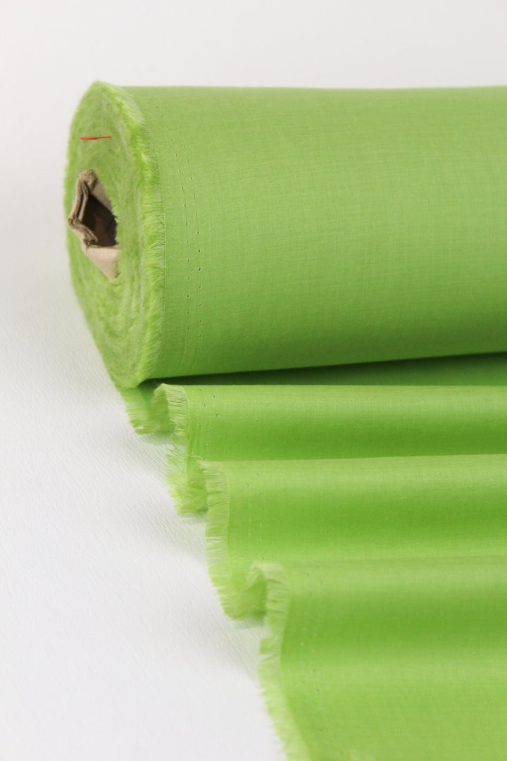 Gloria - Silk Cotton | Apple Green