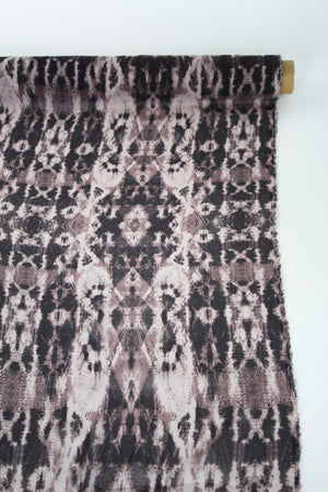 Jenny - Printed Silk Chiffon | Mauve