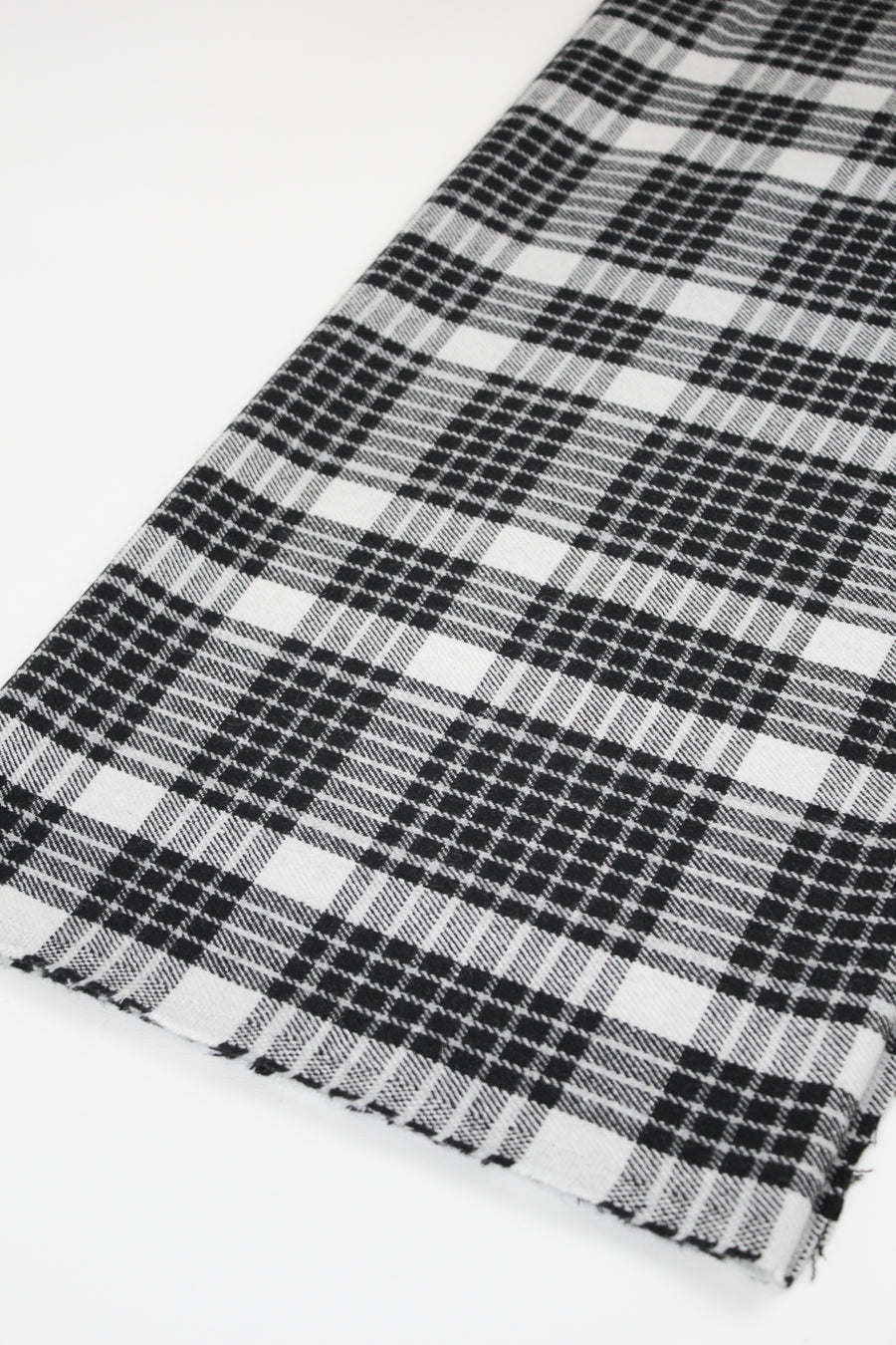 Aosta  - Plaid Wool Coating | Monochrome