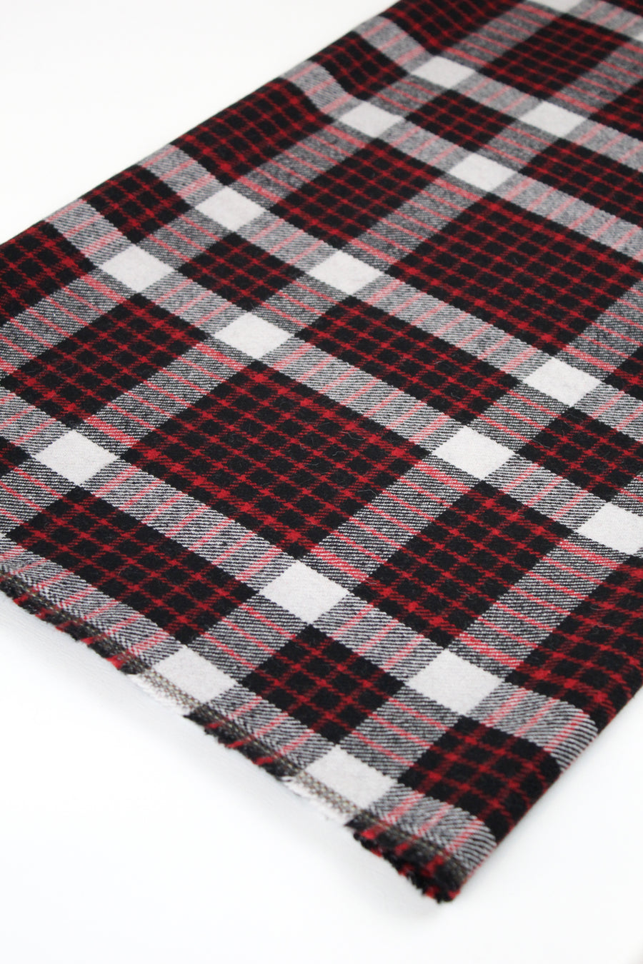 Aosta  - Plaid Wool Coating | Red