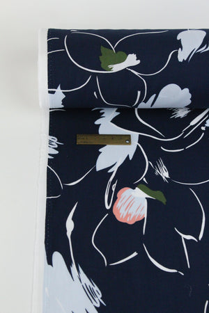 Sorrento - Printed Cotton | Navy