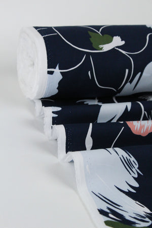 Sorrento - Printed Cotton | Navy