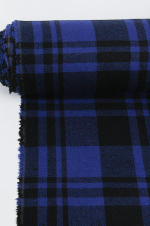 Eli  - Wool Flannel | Royal Blue