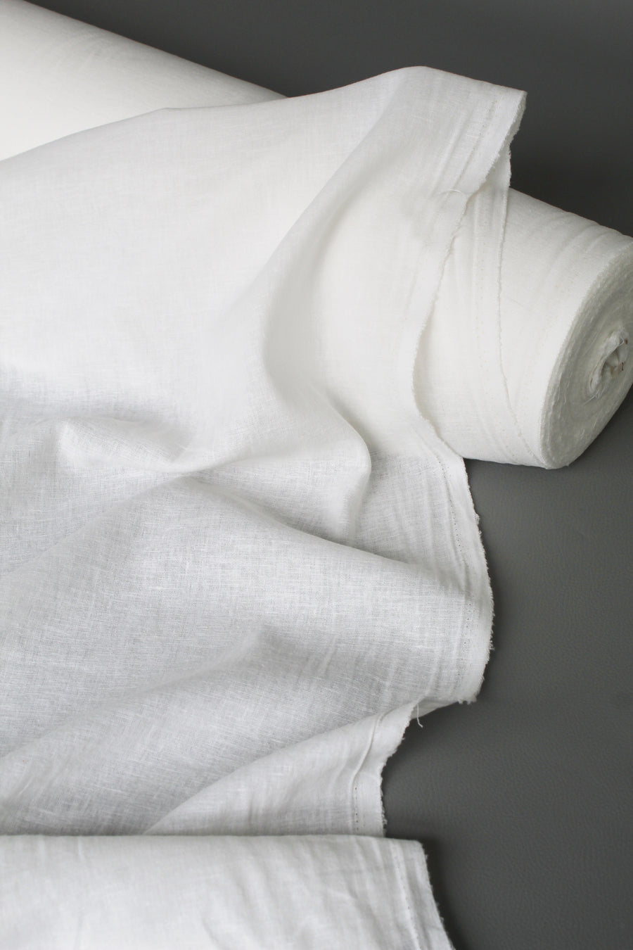 Double Woven Linen Gauze - Stretch | Off White