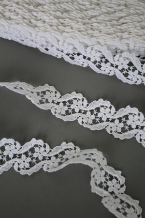 #47 Archival Venetian Lace - 3cm | White Swirl