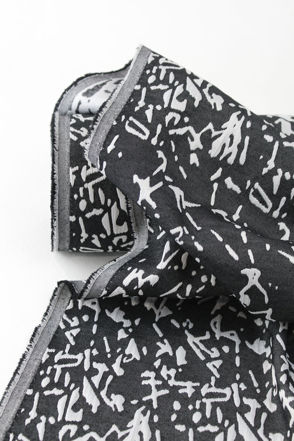 Kendra - Stretch Jacquard | Black