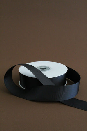 Grosgrain Ribbon - 25MM | Black