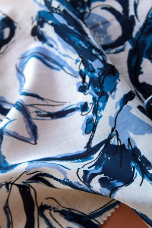 Georgio - Printed Cotton | Off White