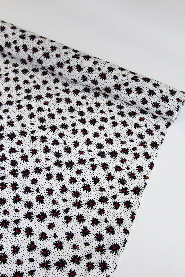 Daisy - Printed Viscose | Dalmatian