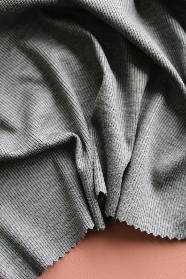 Yokoami - Eucalyptus Cotton Knit | Grey Marle