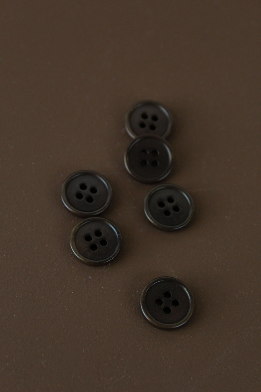 Corozo Button 15MM | Walnut