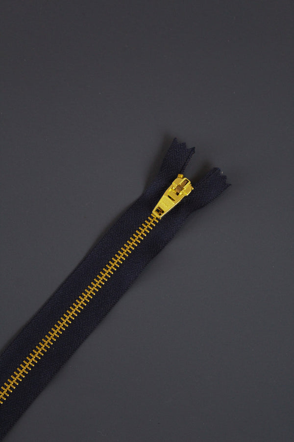 YKK Metal Jean Zips | Navy