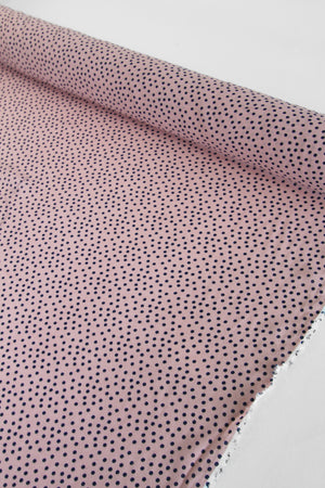 Asiago - Printed Viscose | Dusky Pink