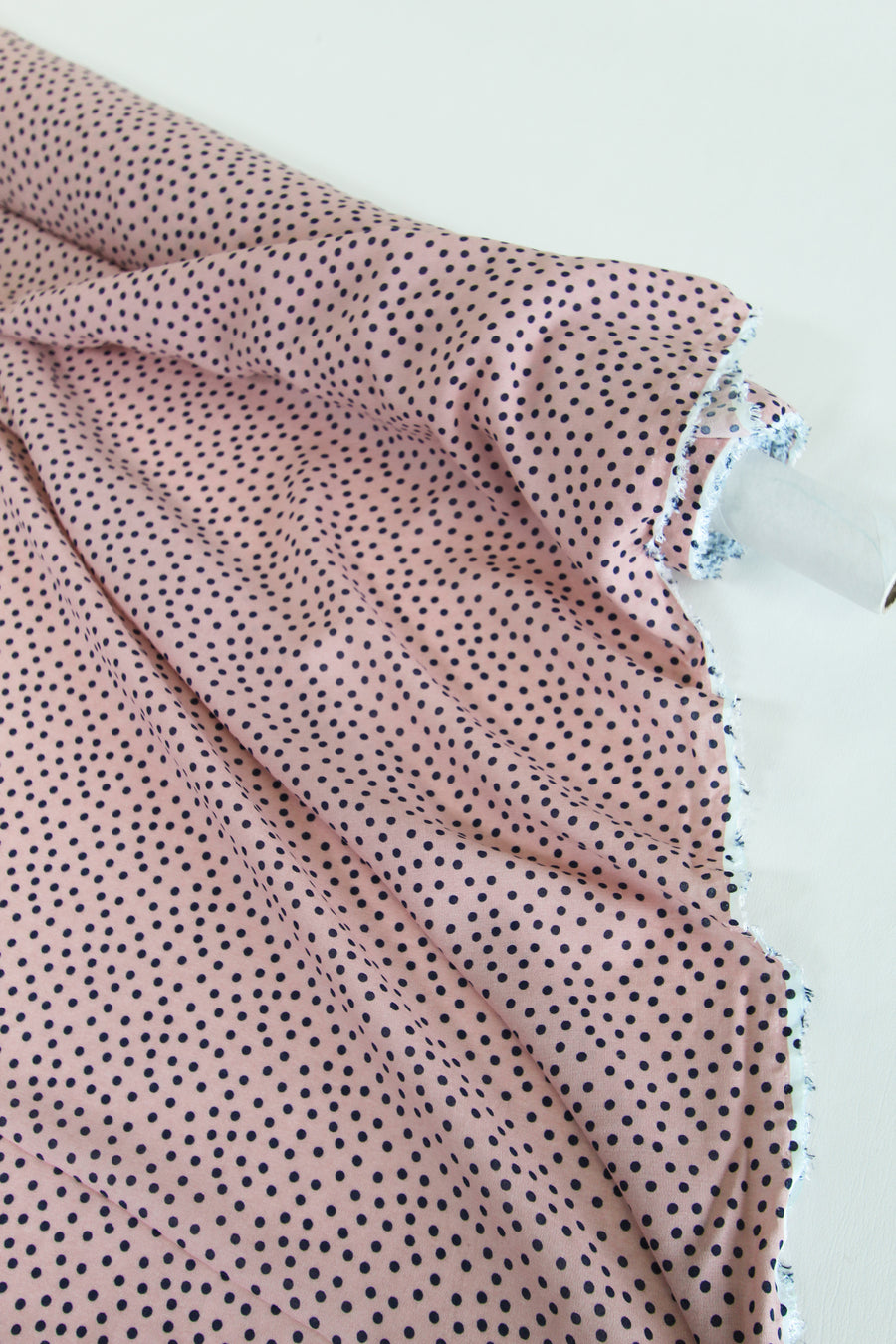 Asiago - Printed Viscose | Dusky Pink