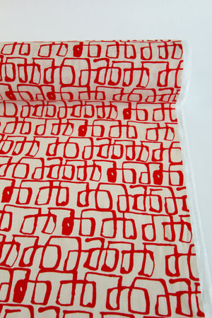 Franka- Printed Cotton | Apple