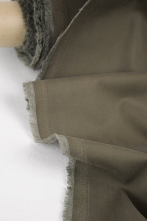 Ellis - Cotton Cupro Shirting | Military – Drapers Fabrics