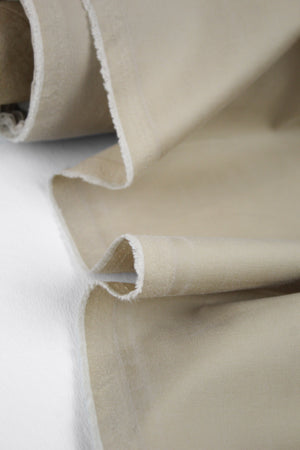 Ellis - Cotton Cupro Shirting | Buff