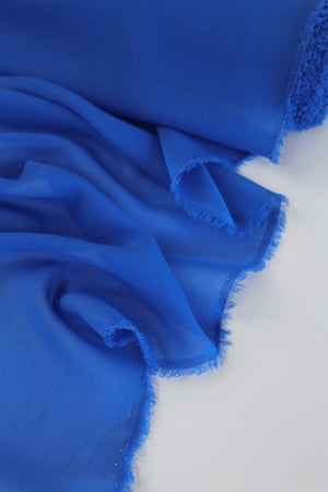 Italian Silk Georgette | Cobalt