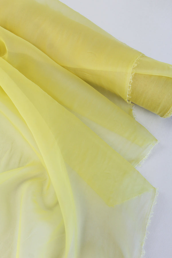 Italian Silk Georgette | Banana