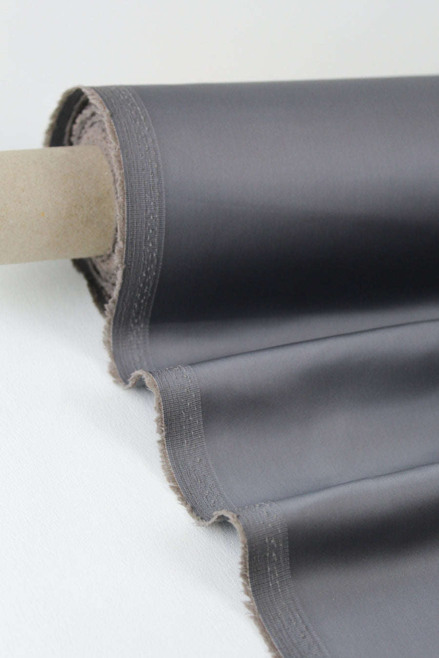 Nadine - Stretch Satin | Gunmetal
