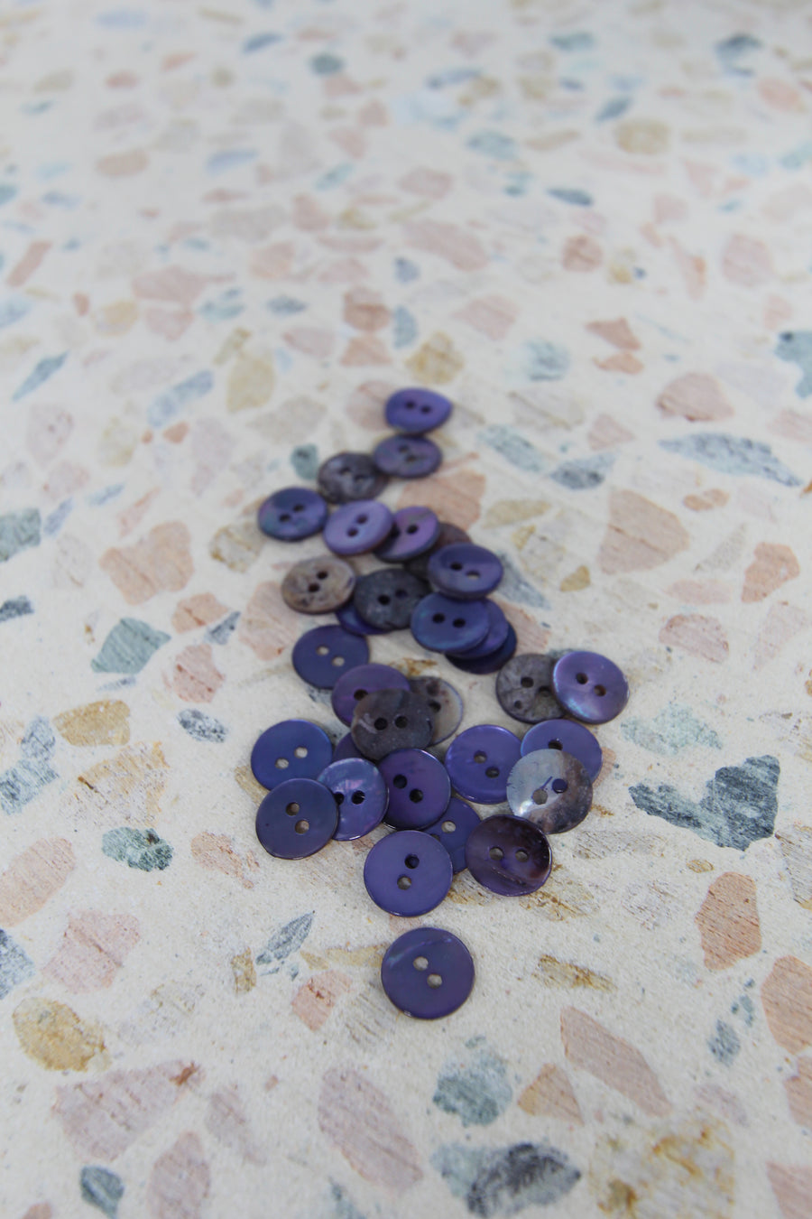 Dyed Agoya Shell Buttons | Amethyst 11MM