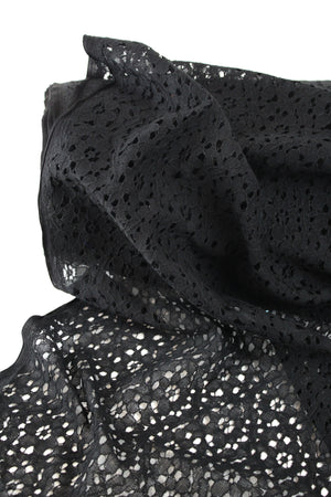 Chloe - Cotton Lace | Black
