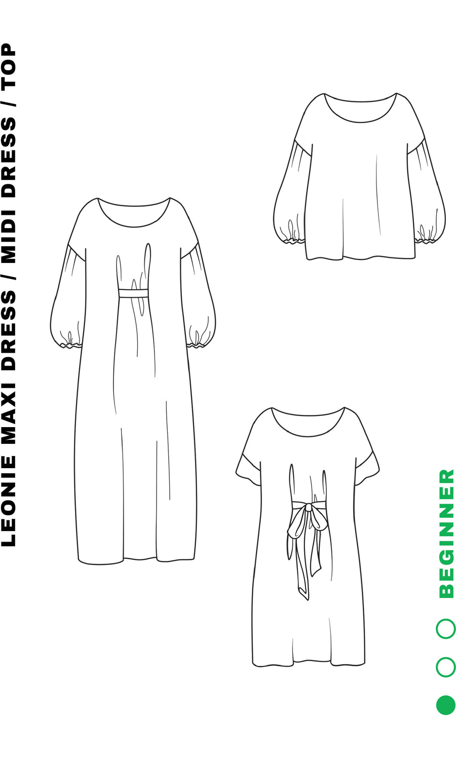 Liam by Ruby - Leonie Top & Dress Pattern