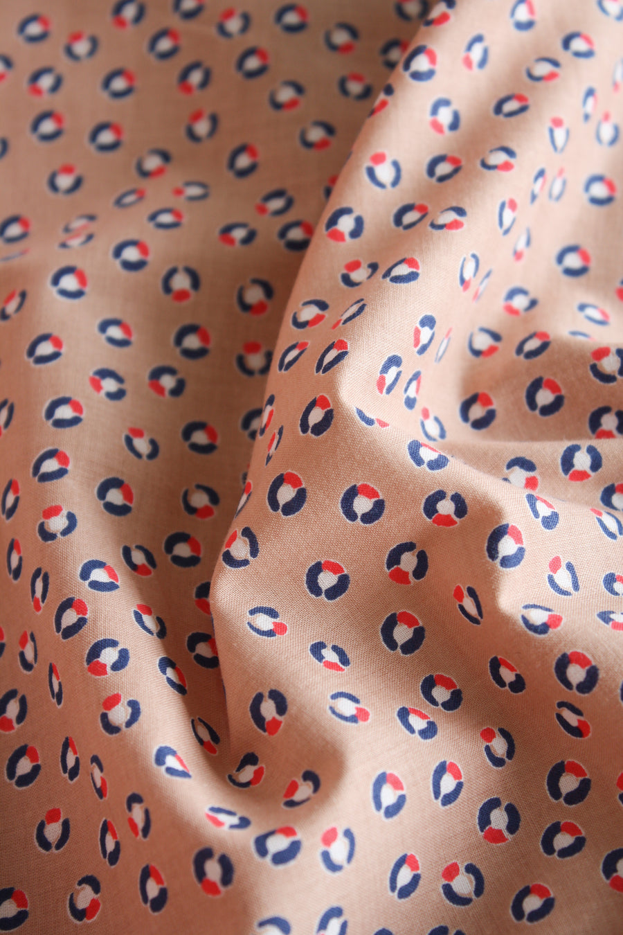 Tommy - Printed Cotton | Peach