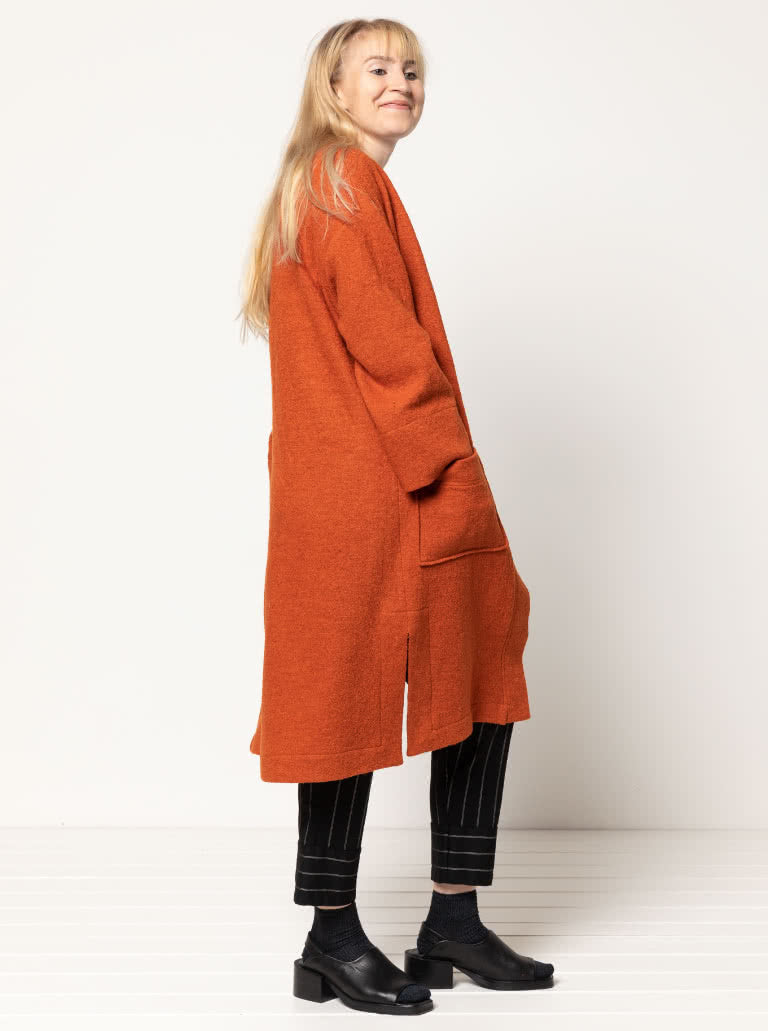 Sigrid Knit Coat Pattern - Style Arc